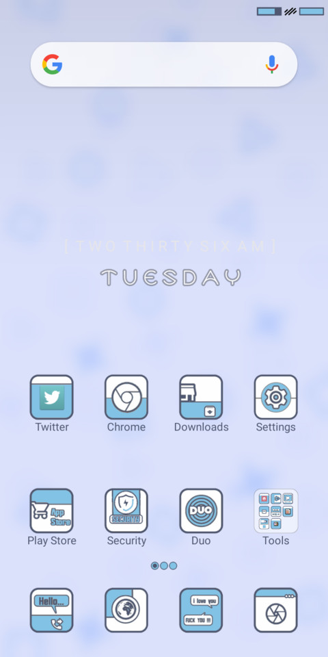 Bluekoetoek screenshot