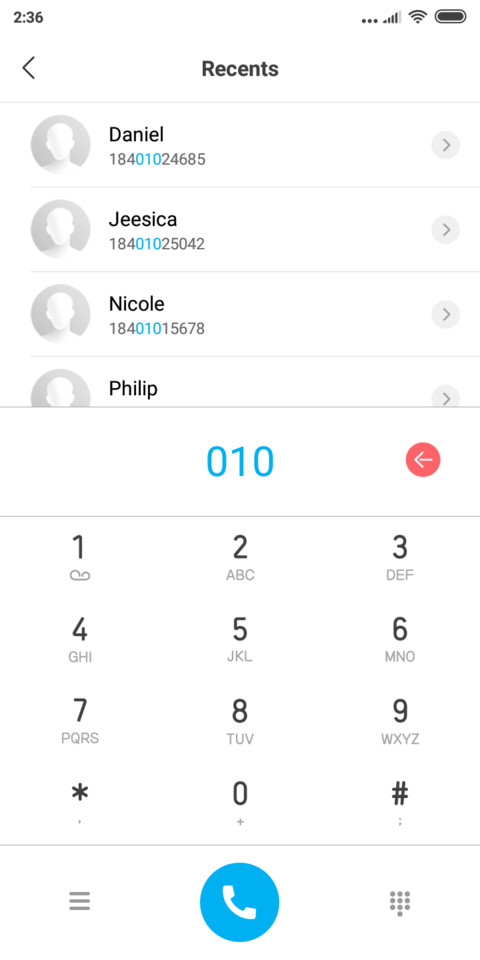 Material DesignV2 screenshot