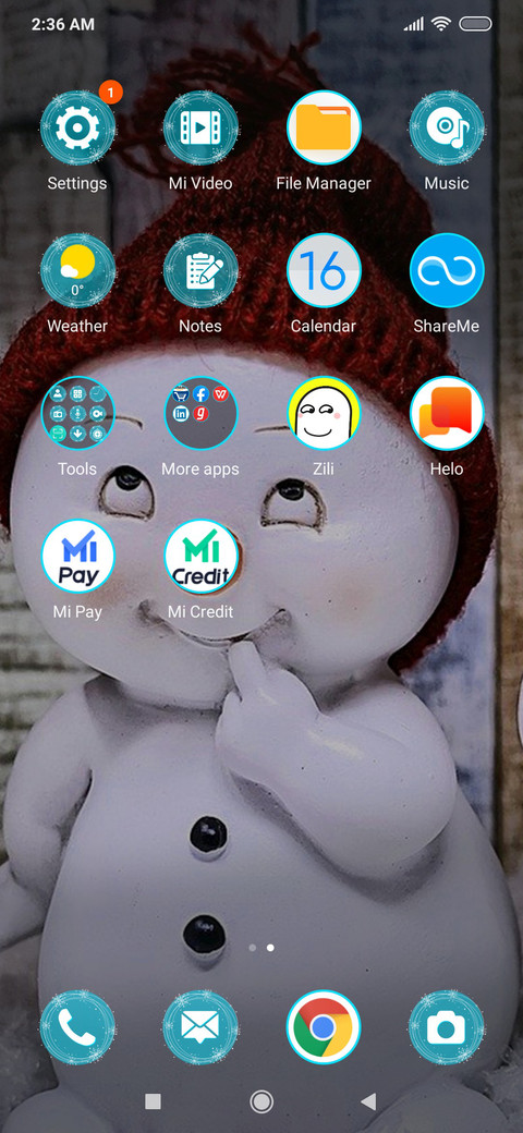 Cute Snowman_3MDS screenshot