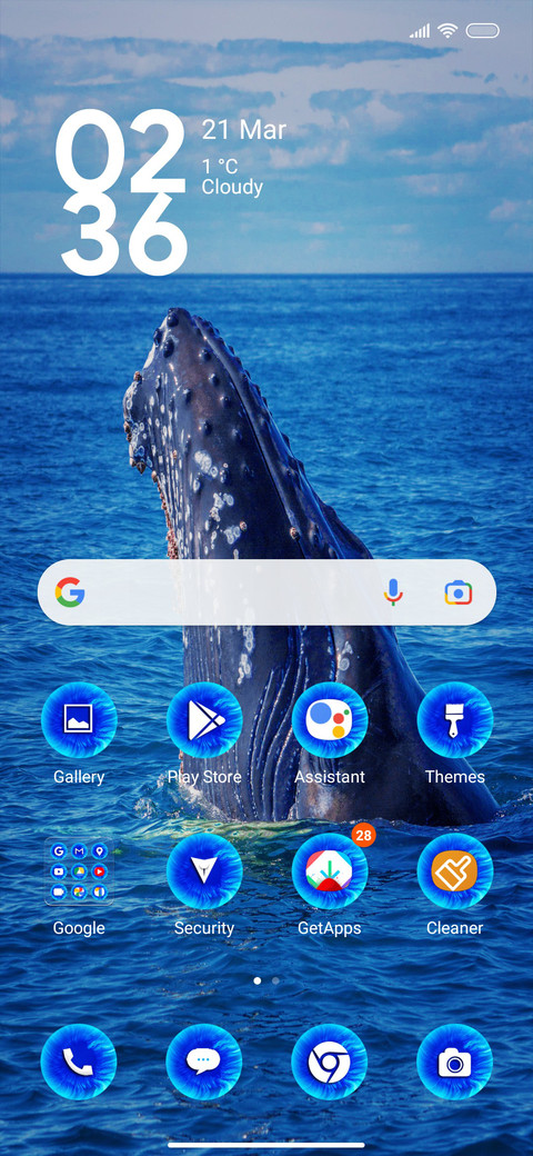 Whale quad screenshot