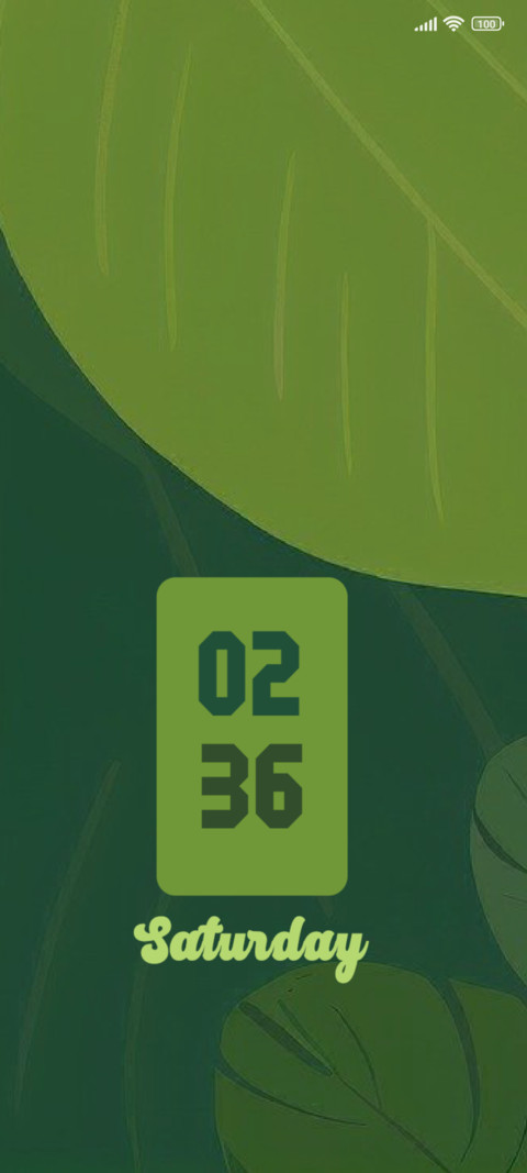 Minimal leaf screenshot