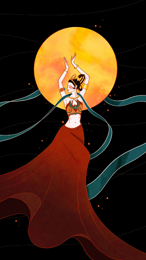 Classical Beauty Dancing Under The Moon screenshot