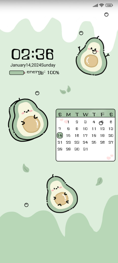 Cute avocados screenshot