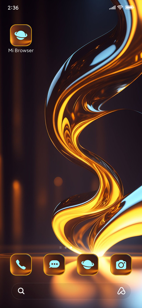 abstract gold screenshot