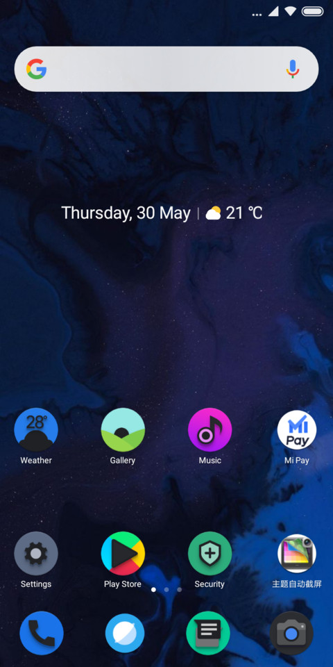 ANDROID Q PRO DARK_DWM19 screenshot