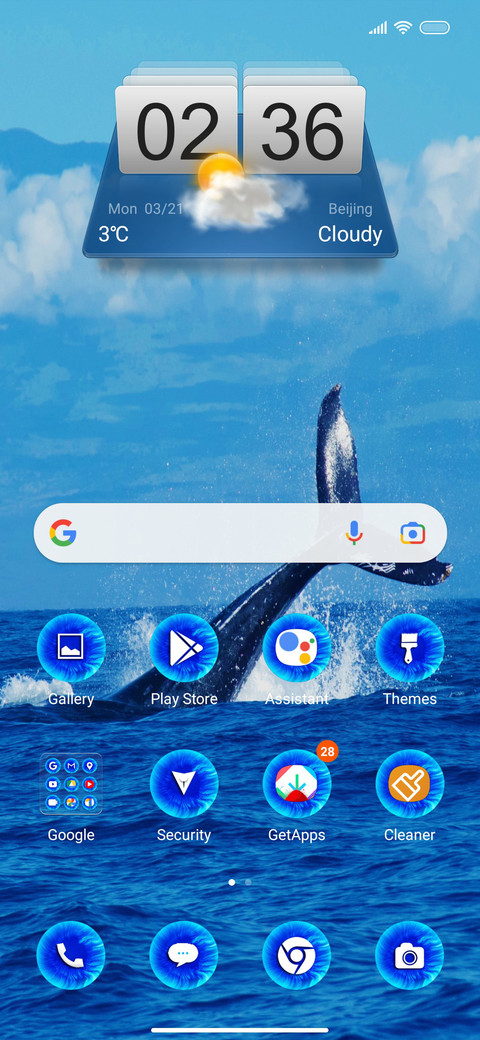 Whale tri screenshot