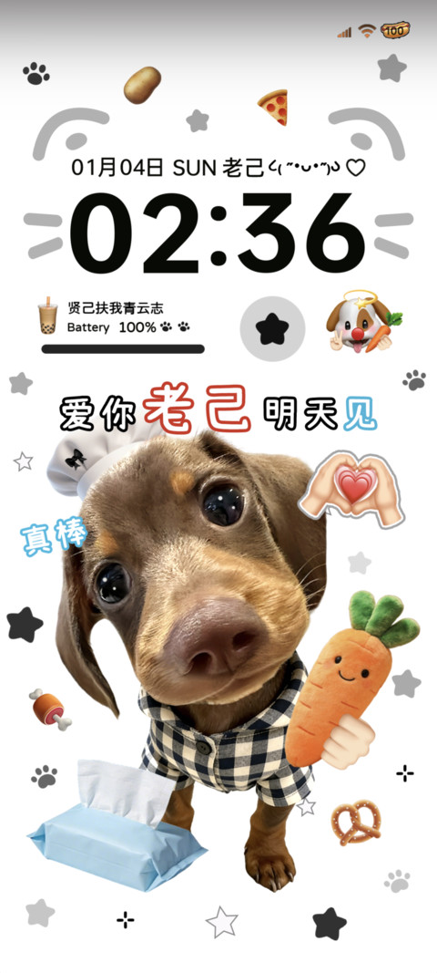 腊肠小狗 爱你老己 screenshot