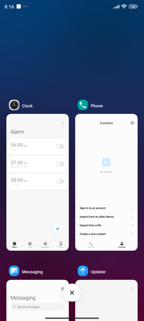 Hyper One UI screenshot