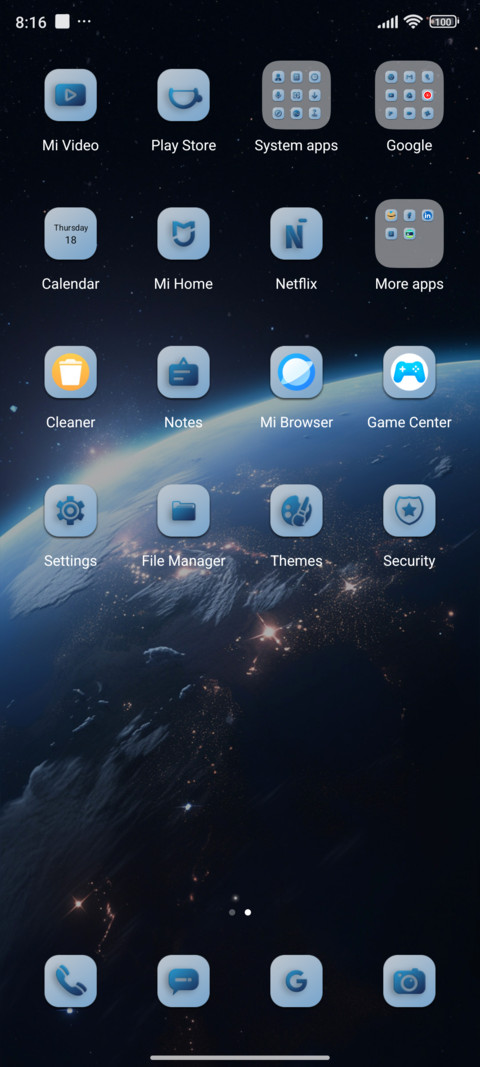 Earth order screenshot