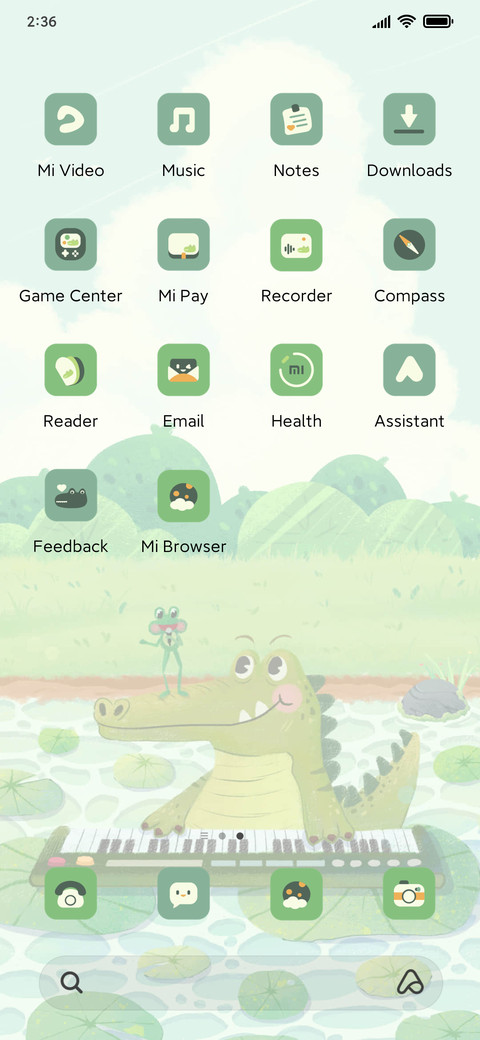 Alligator keyboard screenshot