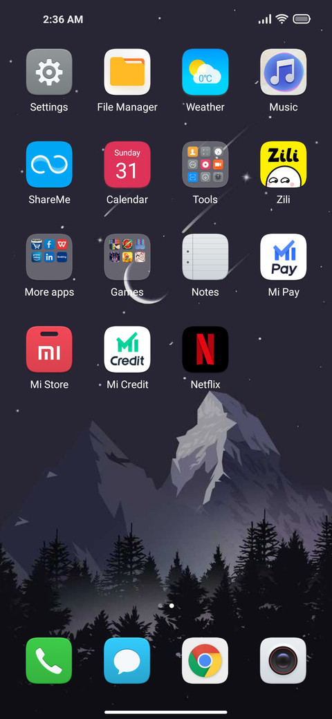 Mixture OS screenshot