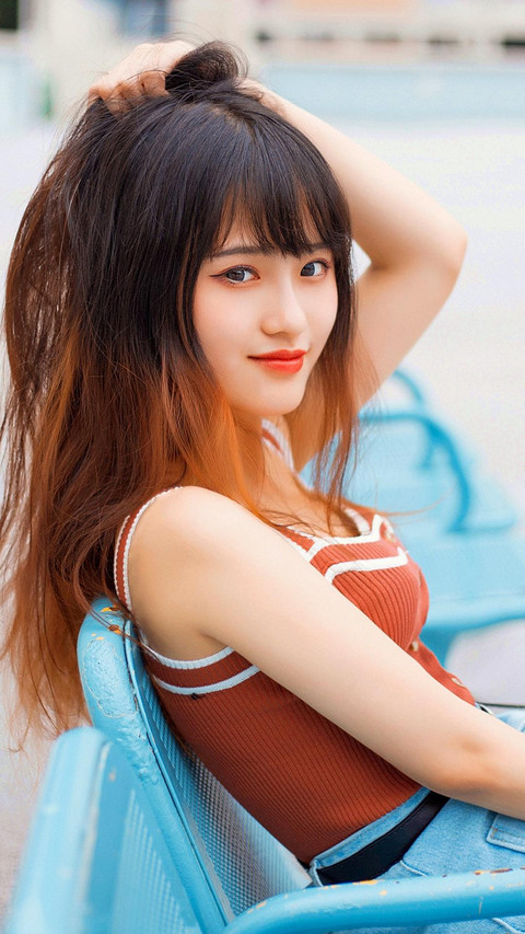 女生穿针织背心的魅力 screenshot