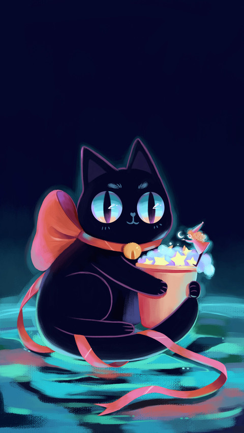 Elf cat giving stars screenshot