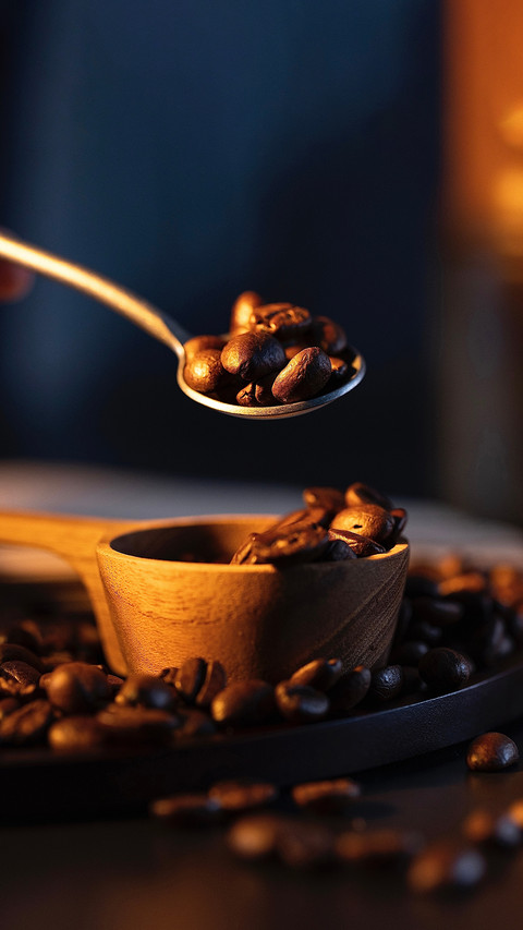 Selecting and serving coffee beans screenshot