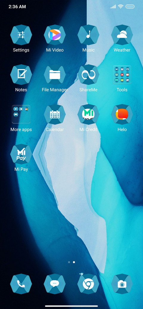Turquoise tri screenshot
