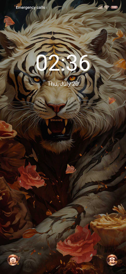 Tiger and Flower screenshot