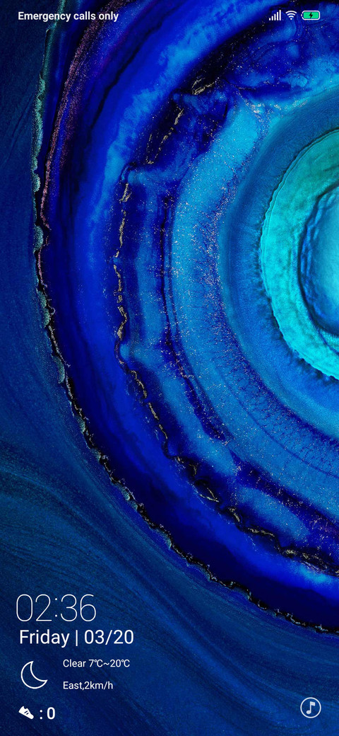 Huawei P30 dual dark screenshot
