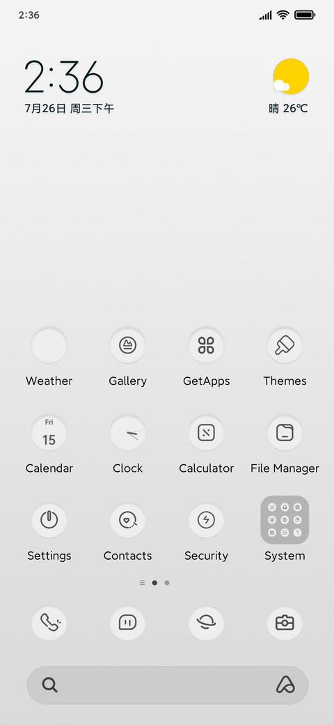 Mood calendar screenshot