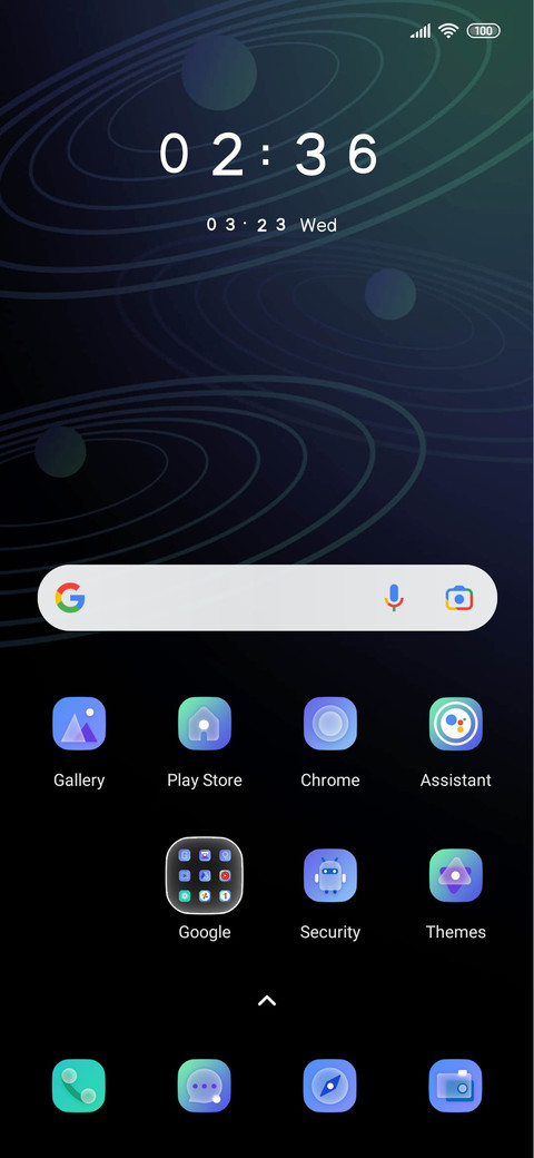 dark color aurora screenshot