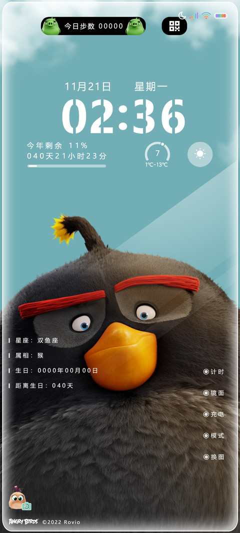 双模式 愤怒的小鸟 screenshot