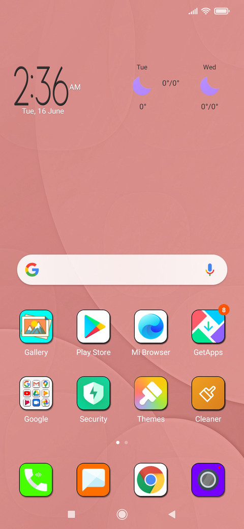 Peach UI screenshot
