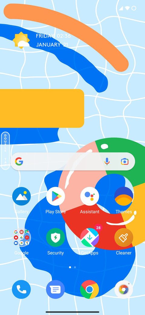 Android R screenshot