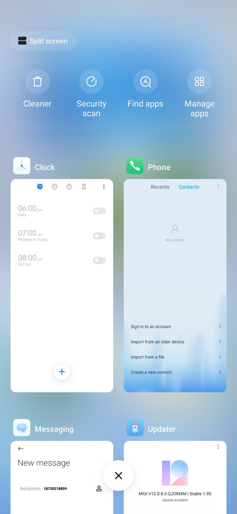 Light and pure screenshot