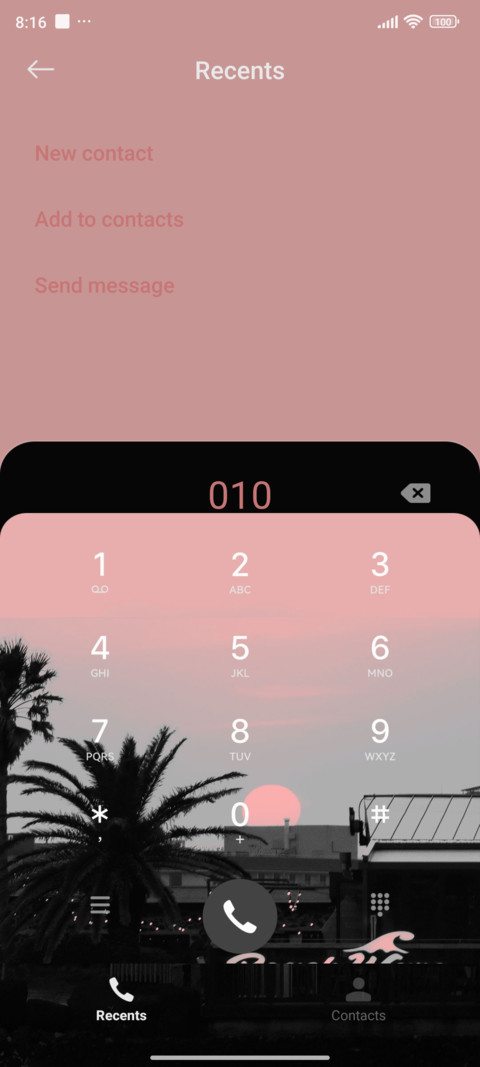 Sunset coconut  screenshot