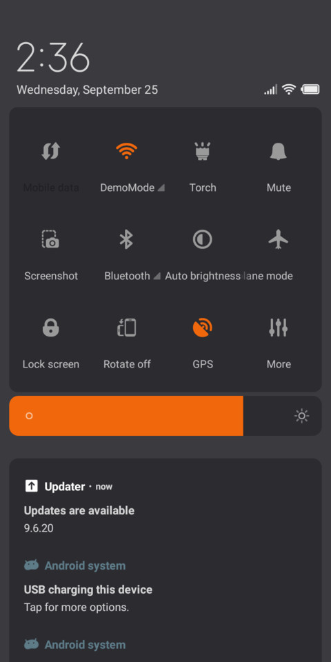Dark screenshot