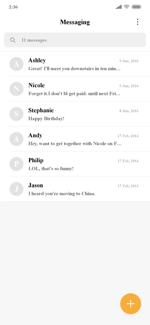 Times New Roman screenshot