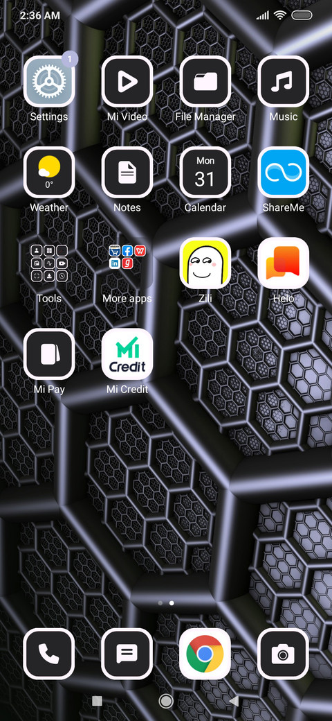 Hexagon Black_3MDS screenshot