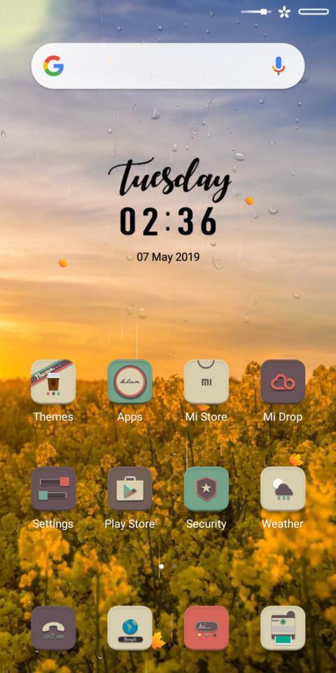 Azzura theme screenshot