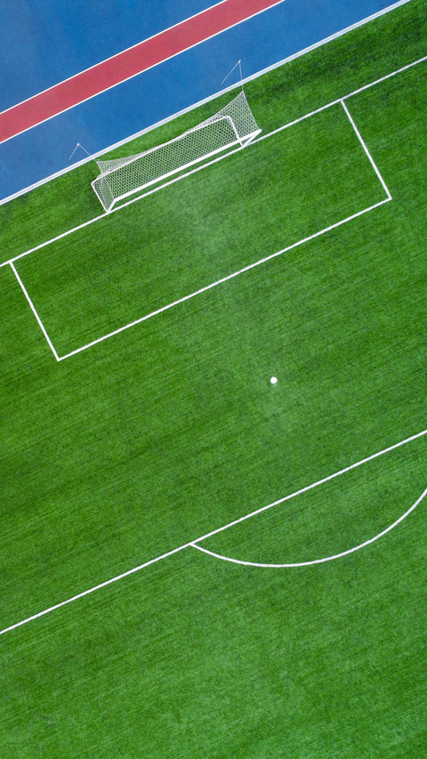 Top aerial view of opened stadium screenshot