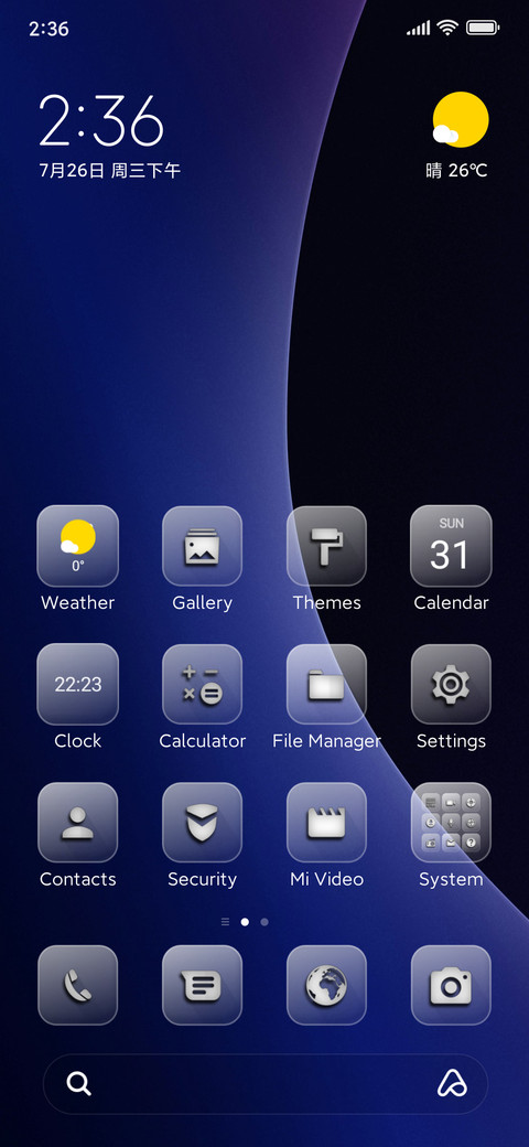 violet screenshot