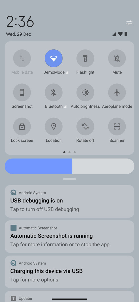 Android 12 screenshot