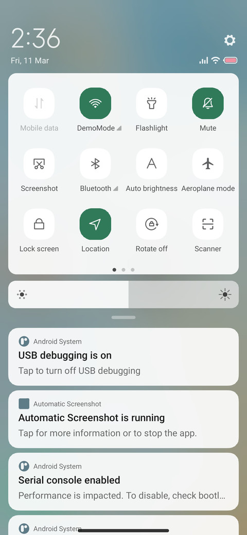 Green X screenshot