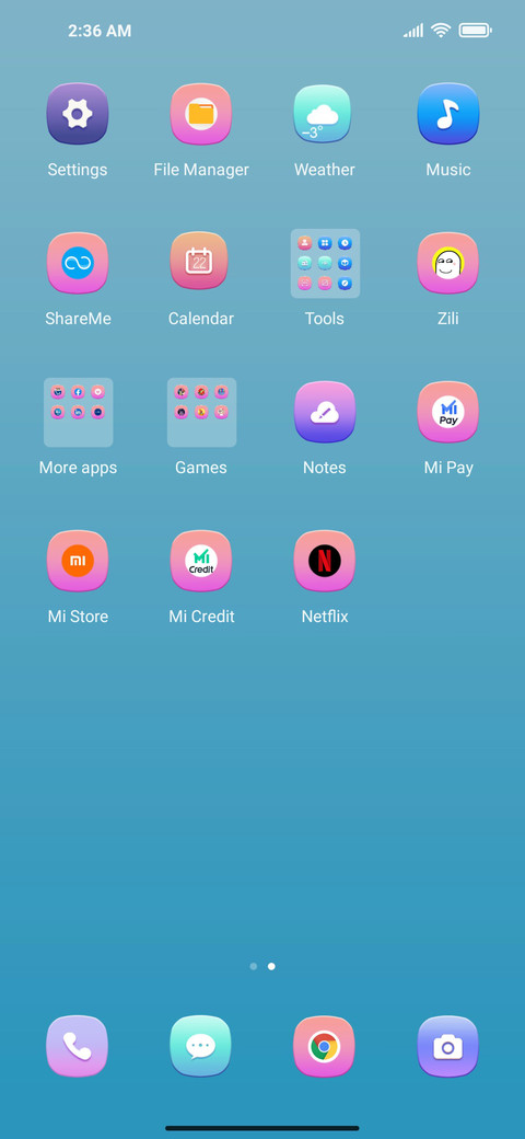 Gradient OS screenshot