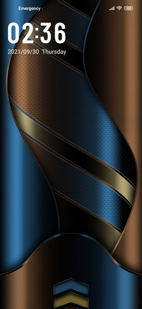 Luxury blue screenshot