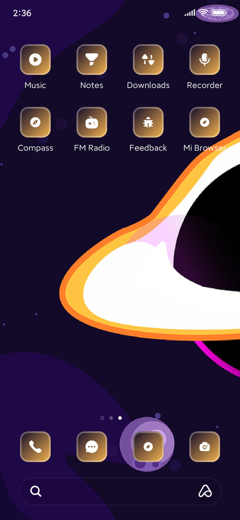 Minimal Panet screenshot
