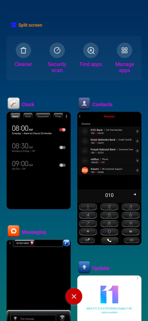 Visia screenshot