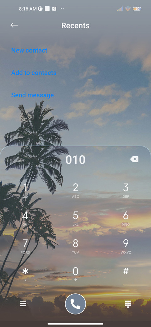Sunset beach screenshot