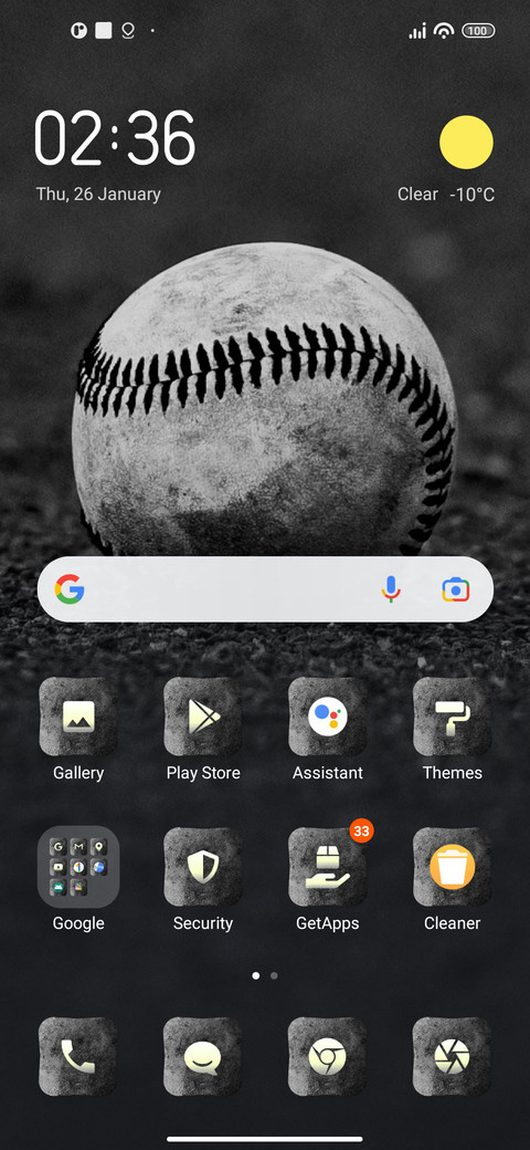 minimal screenshot