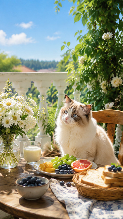 Adorable vacation cat screenshot