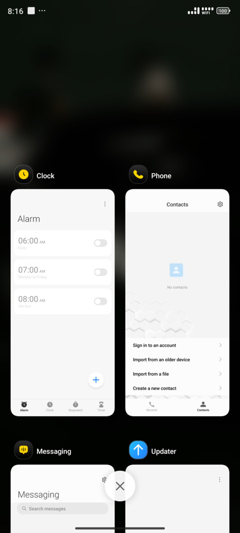 Close View screenshot
