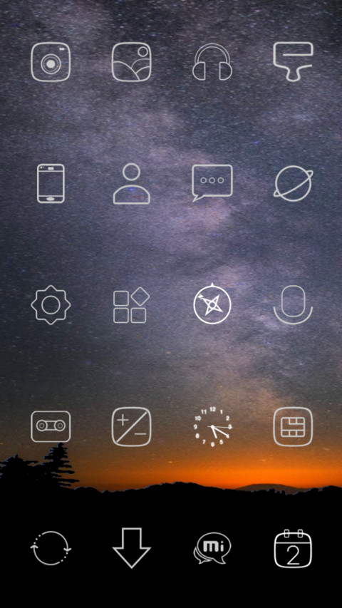 Navy blueblack screenshot