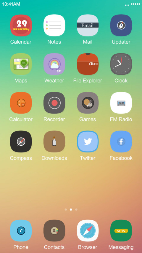 iOS9-Colourful screenshot