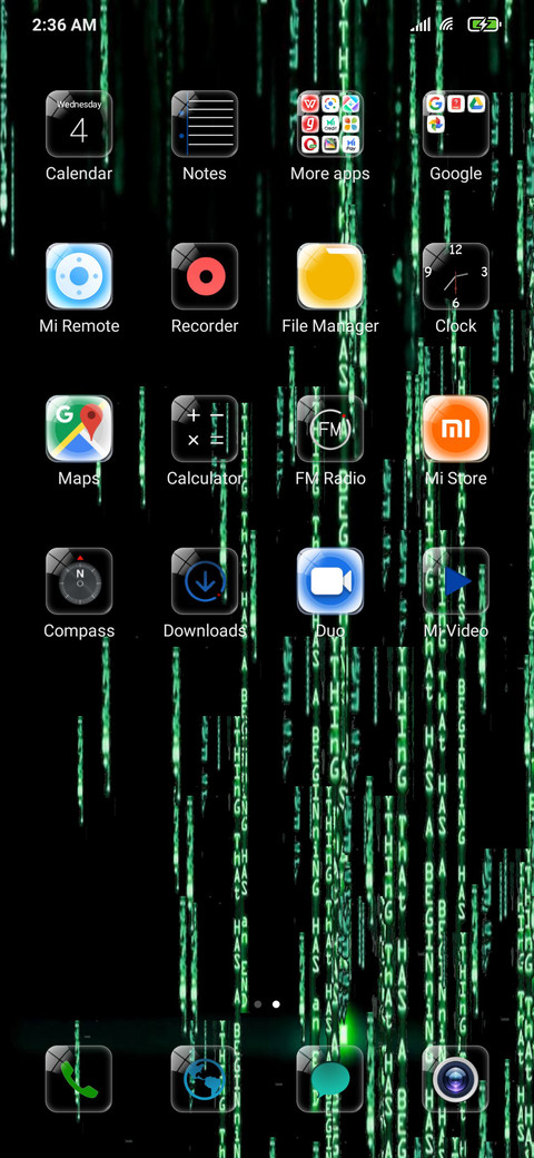 Matrix screenshot