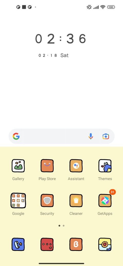 Hand-drawn icon screenshot