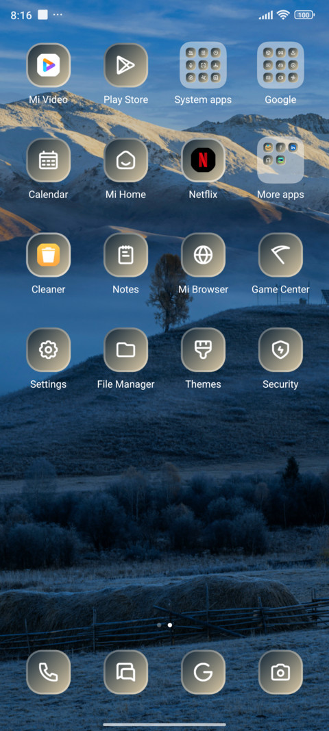 Landscape Snow screenshot
