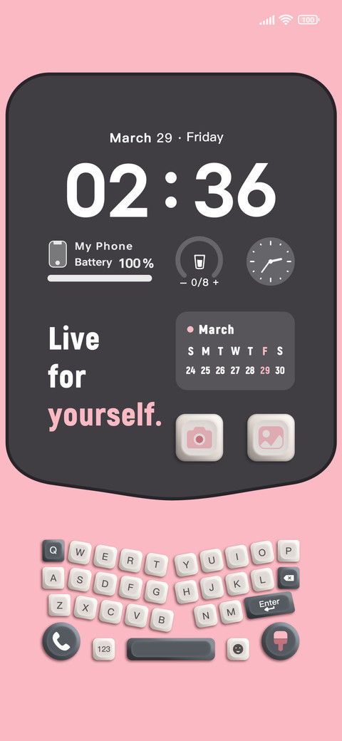 Candy keyboard screenshot